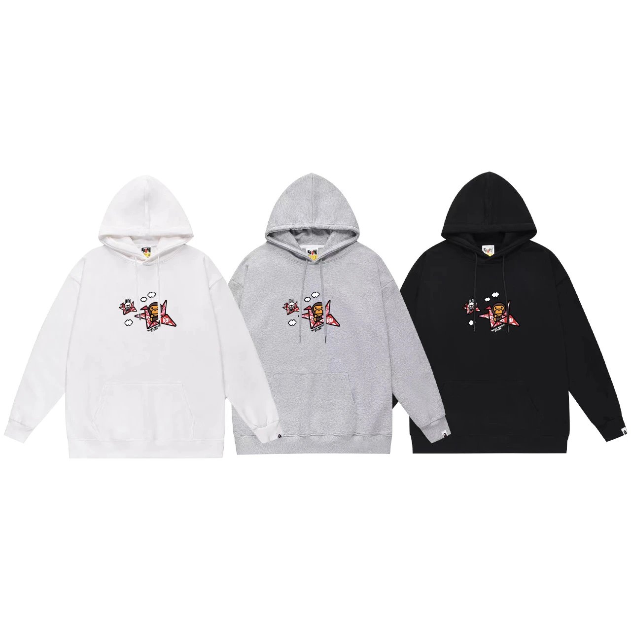 BAPE Graphic Print Pullover Hoodie Collection product photo 3