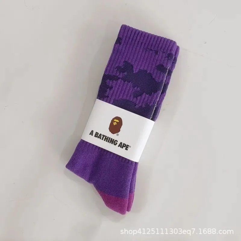 BAPE Towel Bottom Socks Mid-Calf photo 6