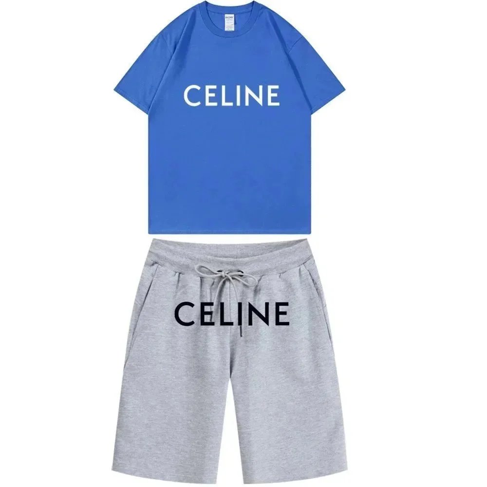 Royal blue, light gray pants *Top quality SKU image