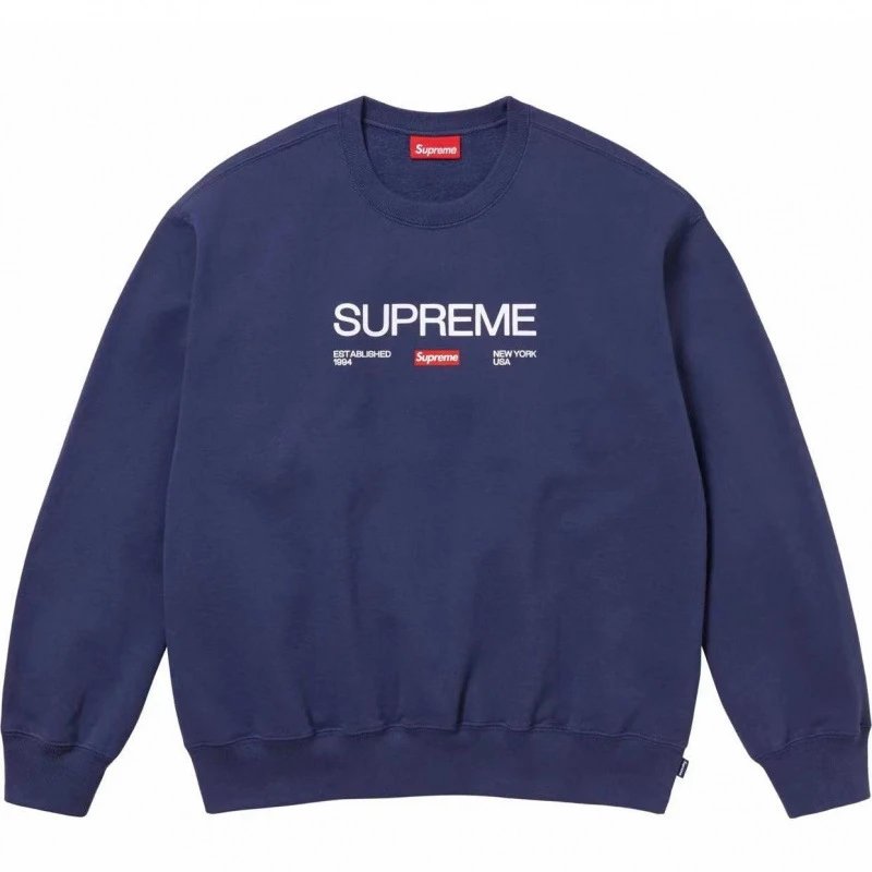 E563SUPREME EST 1994字母box logo宝蓝