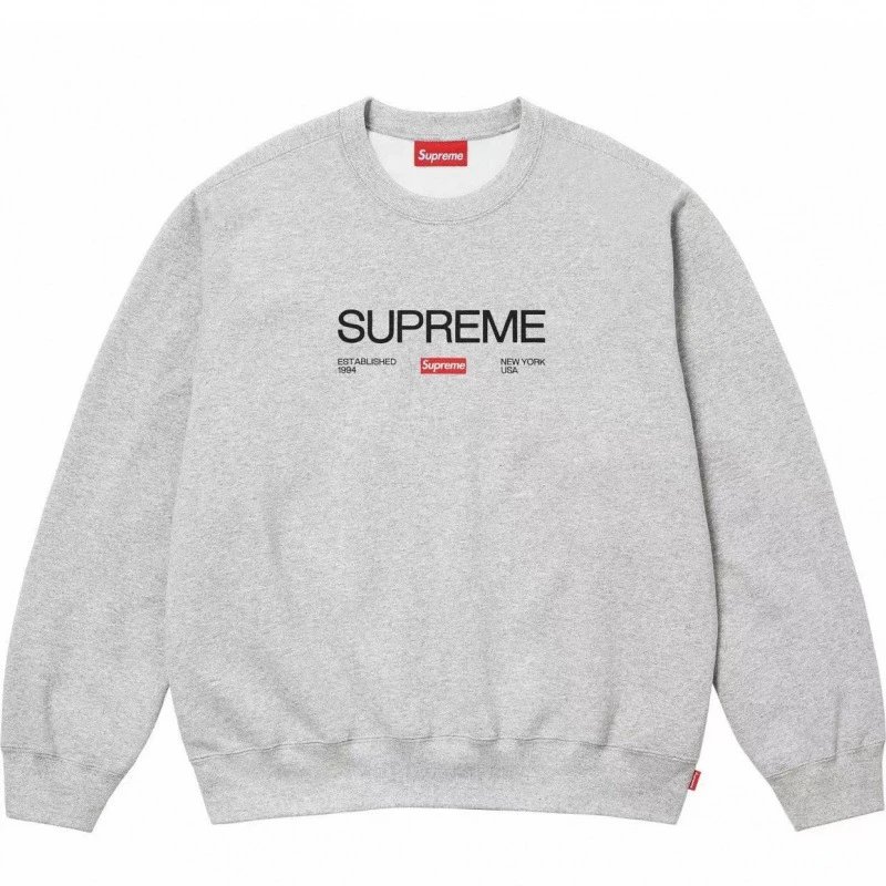 E563SUPREME EST 1994字母box logo 灰色