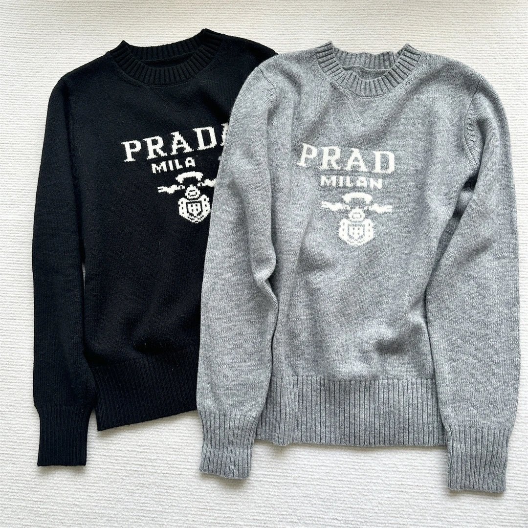 Cashmere Logo Knit Sweater