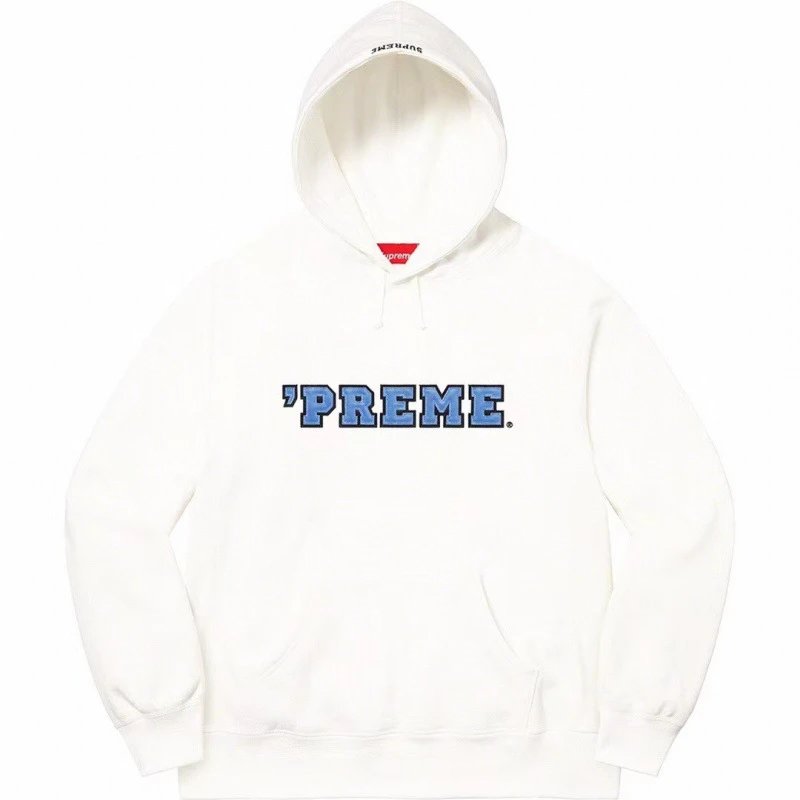 E551Supreme22 Preme Hooded Sweatshirt白色