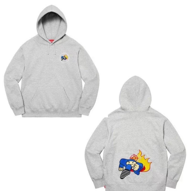 E552Supreme 22FW Duck Down Records Hooded 灰色