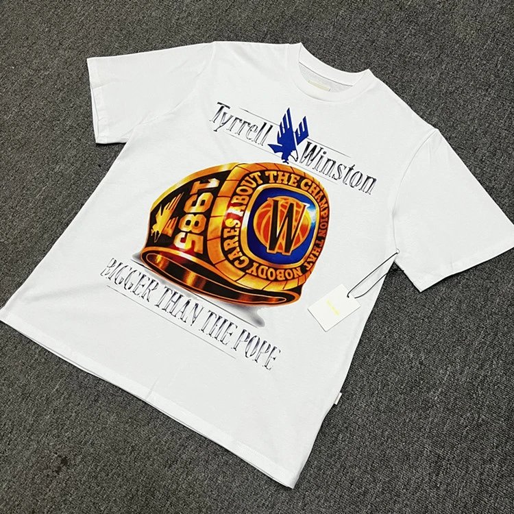 ALD Letter Print T-Shirt photo 4
