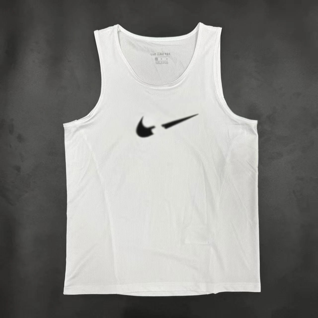 NK large hook tight-fitting vest white SKU image