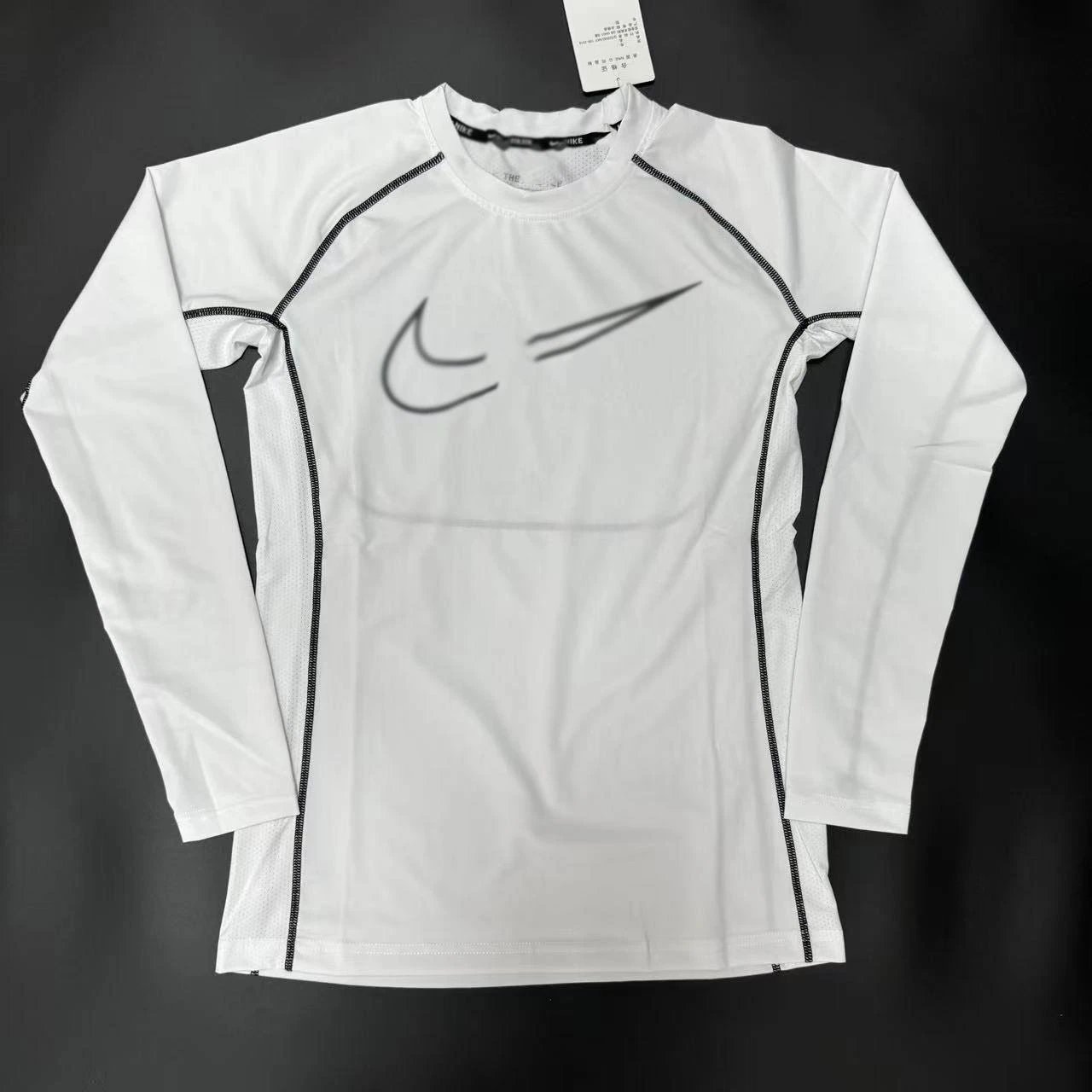 NK large hook long-sleeved white SKU image