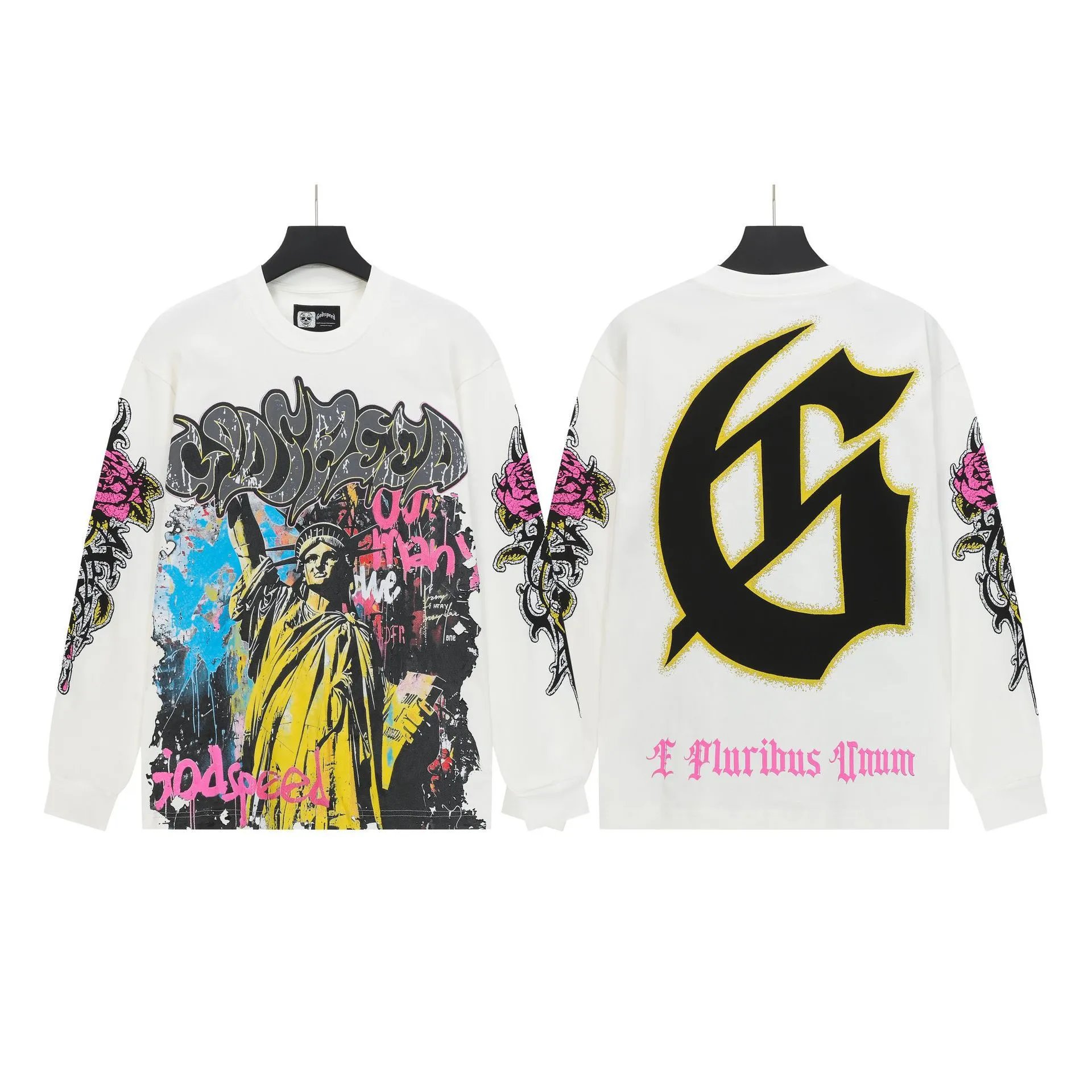 GOD Street Skull Printed Hoodie photo 4