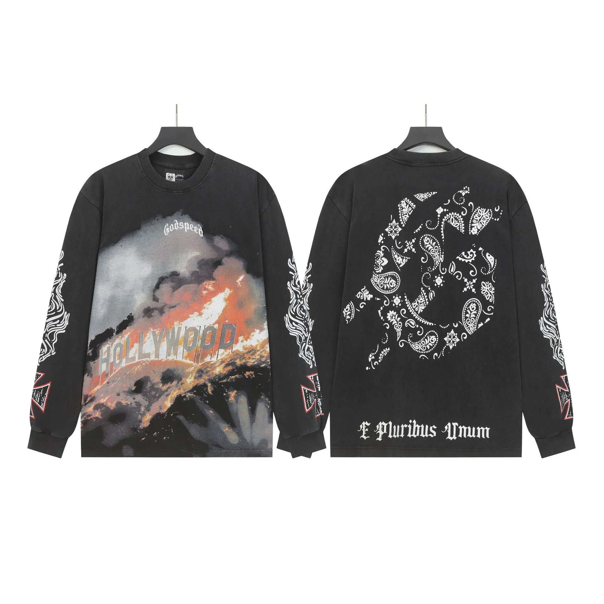 GOD Street Skull Printed Hoodie photo 8