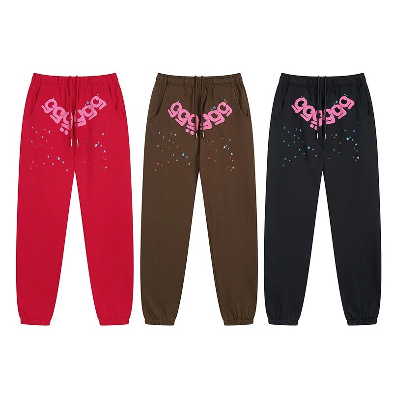 Off-White x Unknown Collaboration Starry Logo Sweatpants Red - 18