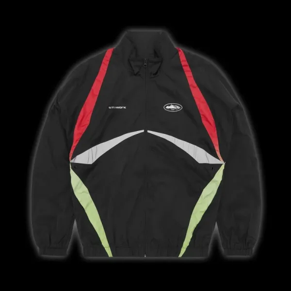 Litwork Reflective Stripe Windbreaker Black - 1
