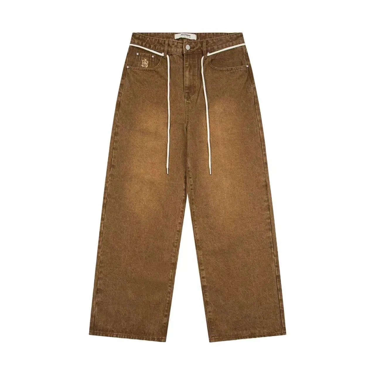 American Retro Curved Jeans Straight Leg photo 4
