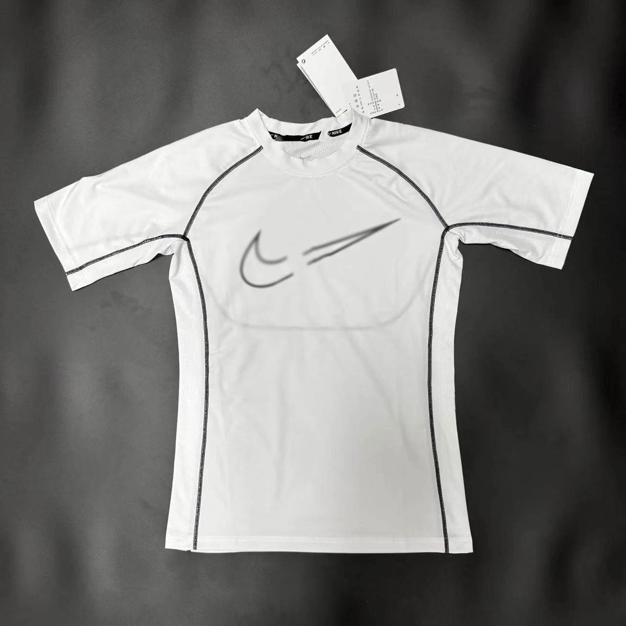 NK large hook short-sleeve white SKU image