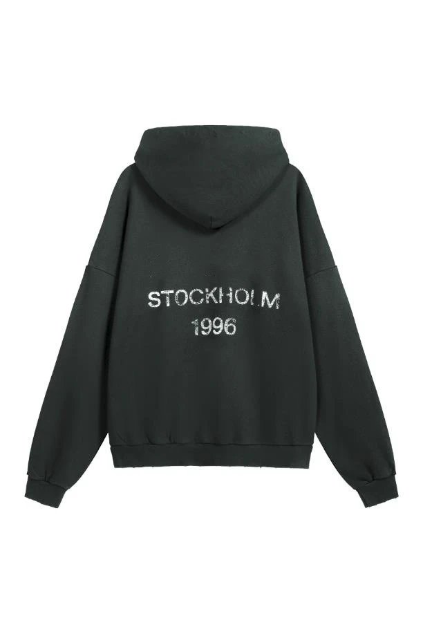 1996 Vintage Distressed Print Hoodie photo 4