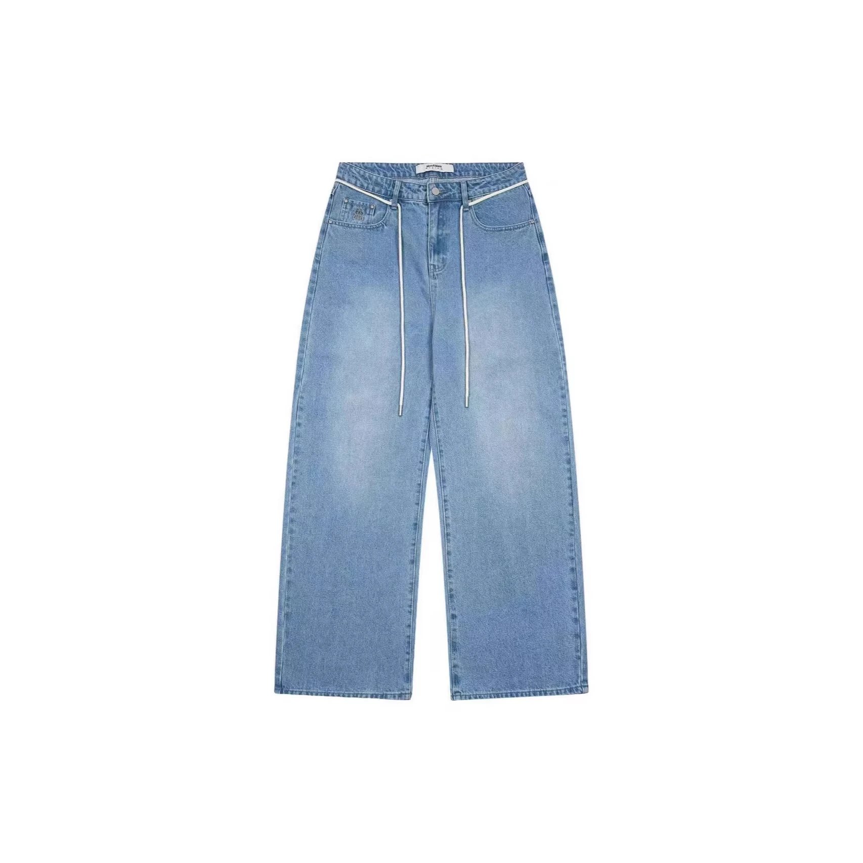 American Retro Curved Jeans Straight Leg photo 2