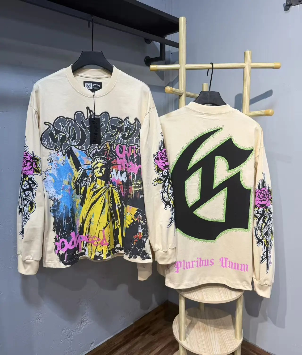 GOD Street Skull Printed Hoodie photo 5
