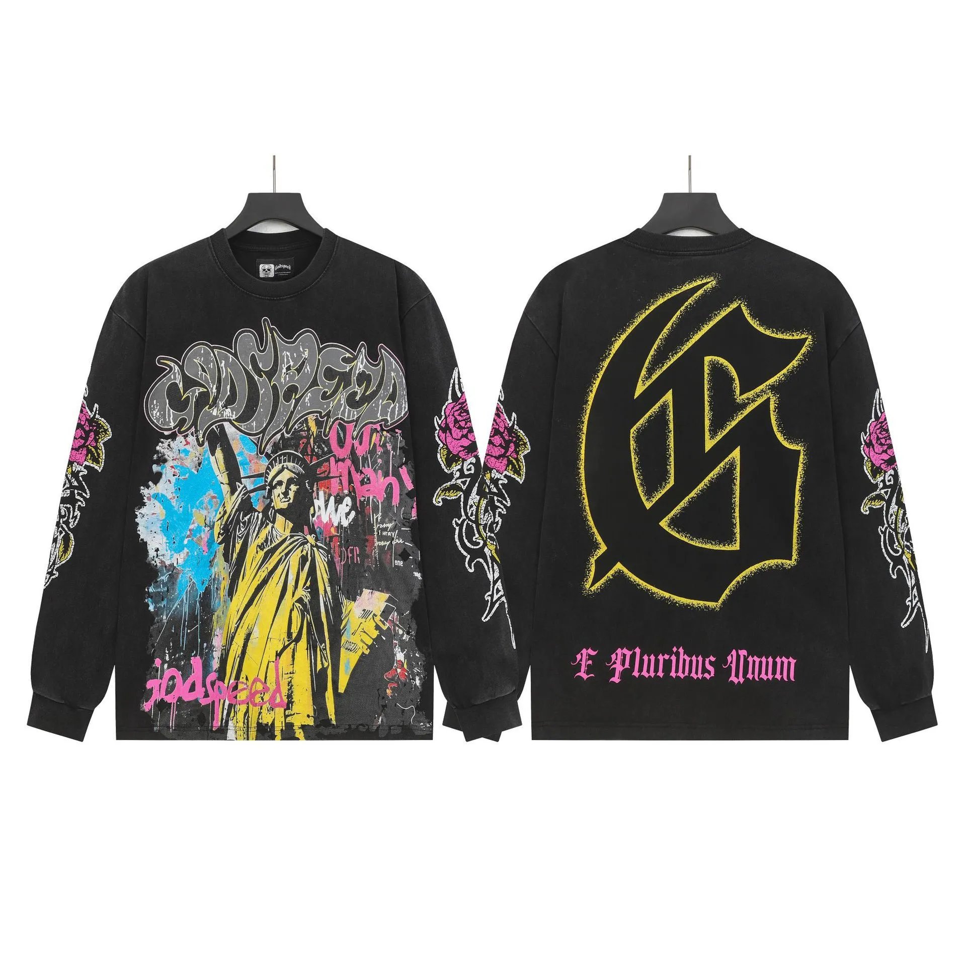 GOD Street Skull Printed Hoodie photo 6