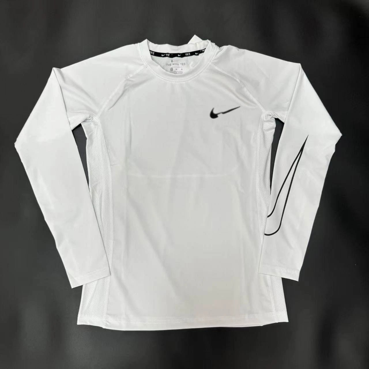 Left sleeve NK white long sleeve SKU image