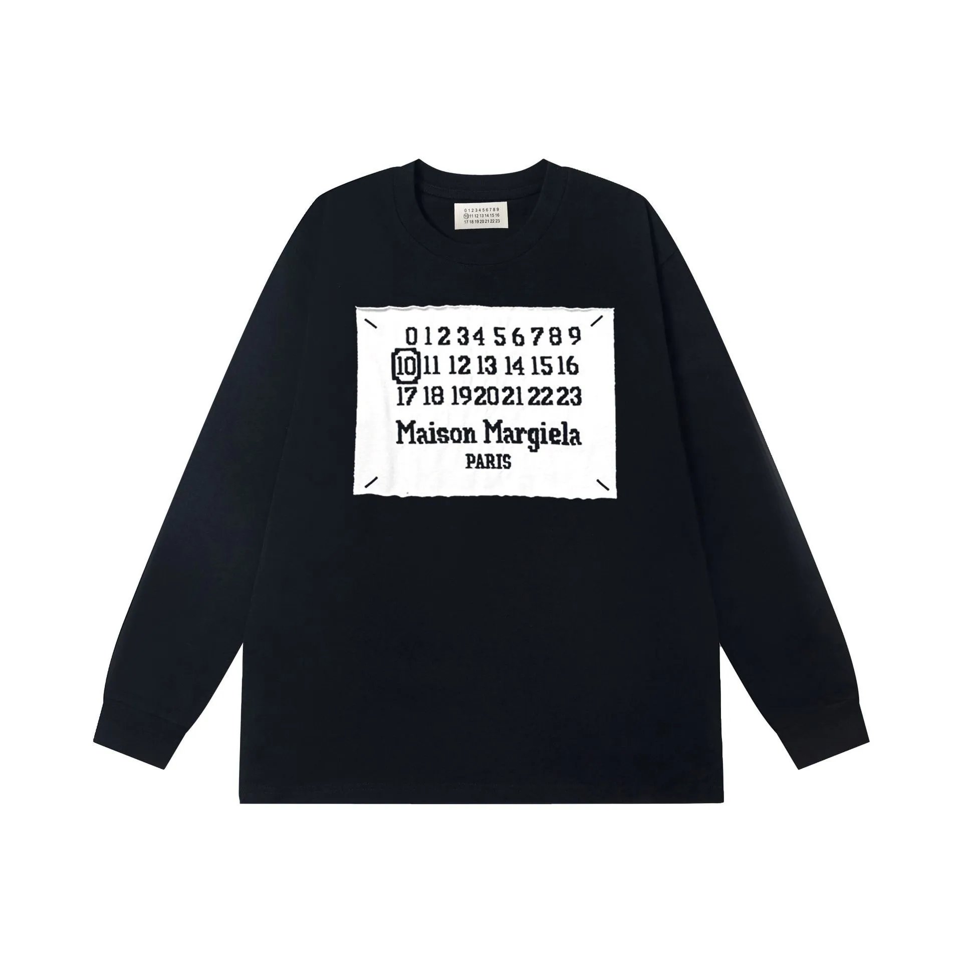 MM6 Maison Margiela Long Sleeve Tape Coated T-Shirt photo 6