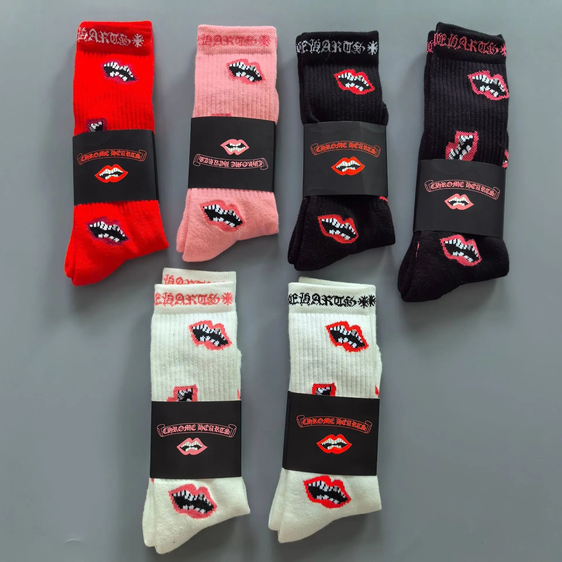 Chrome Hearts Socks Graphic Crew image 2