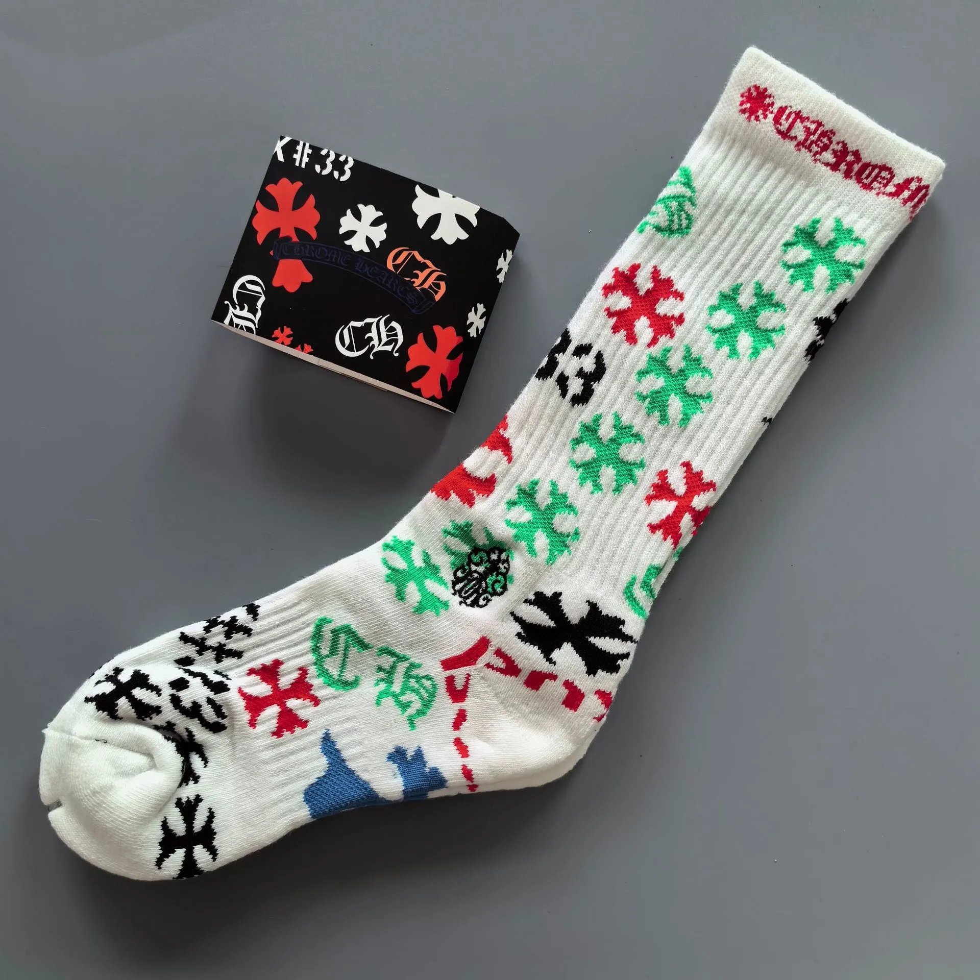 Chrome Hearts Socks Graphic Crew — 2