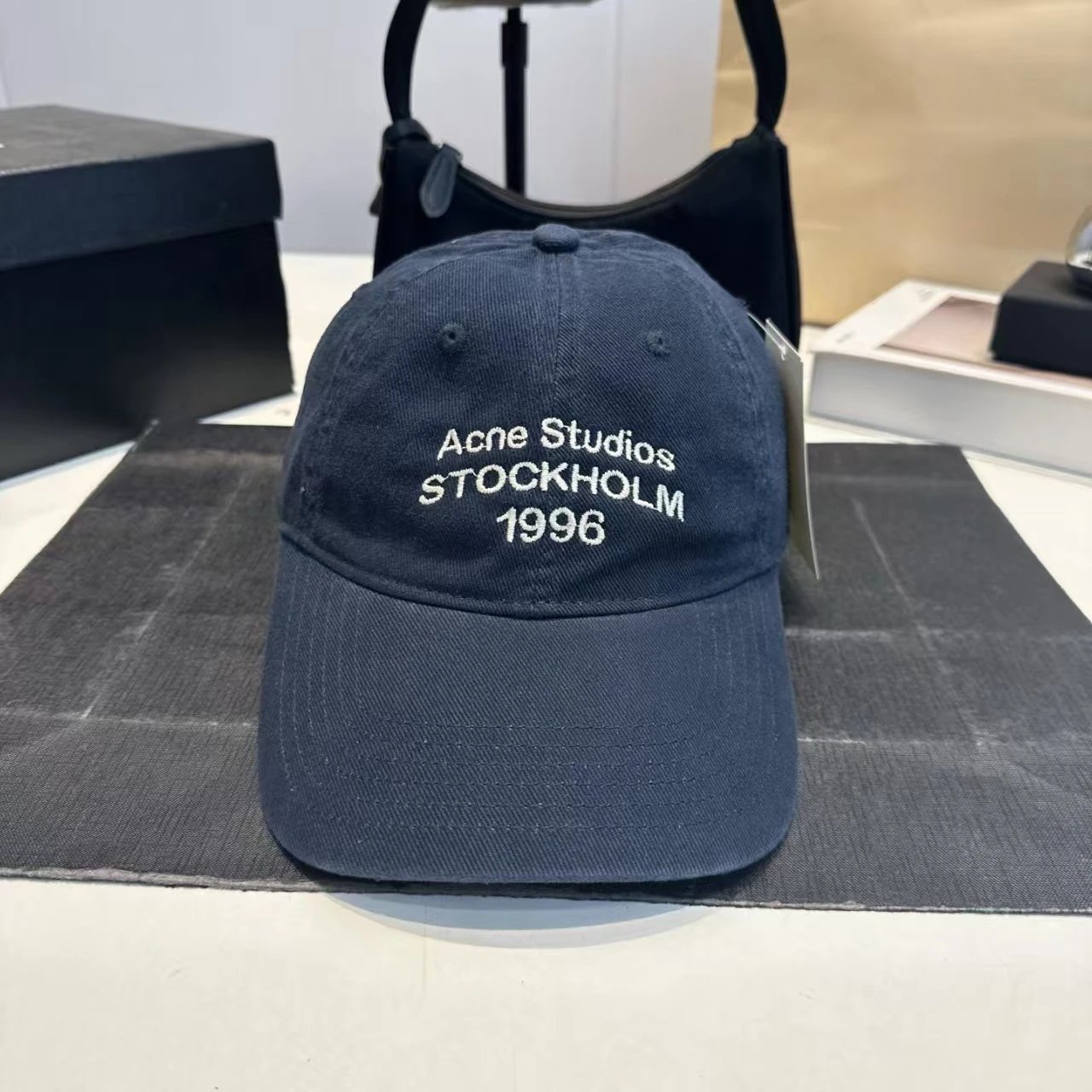 Baseball Cap with Embroidered Logo photo 6