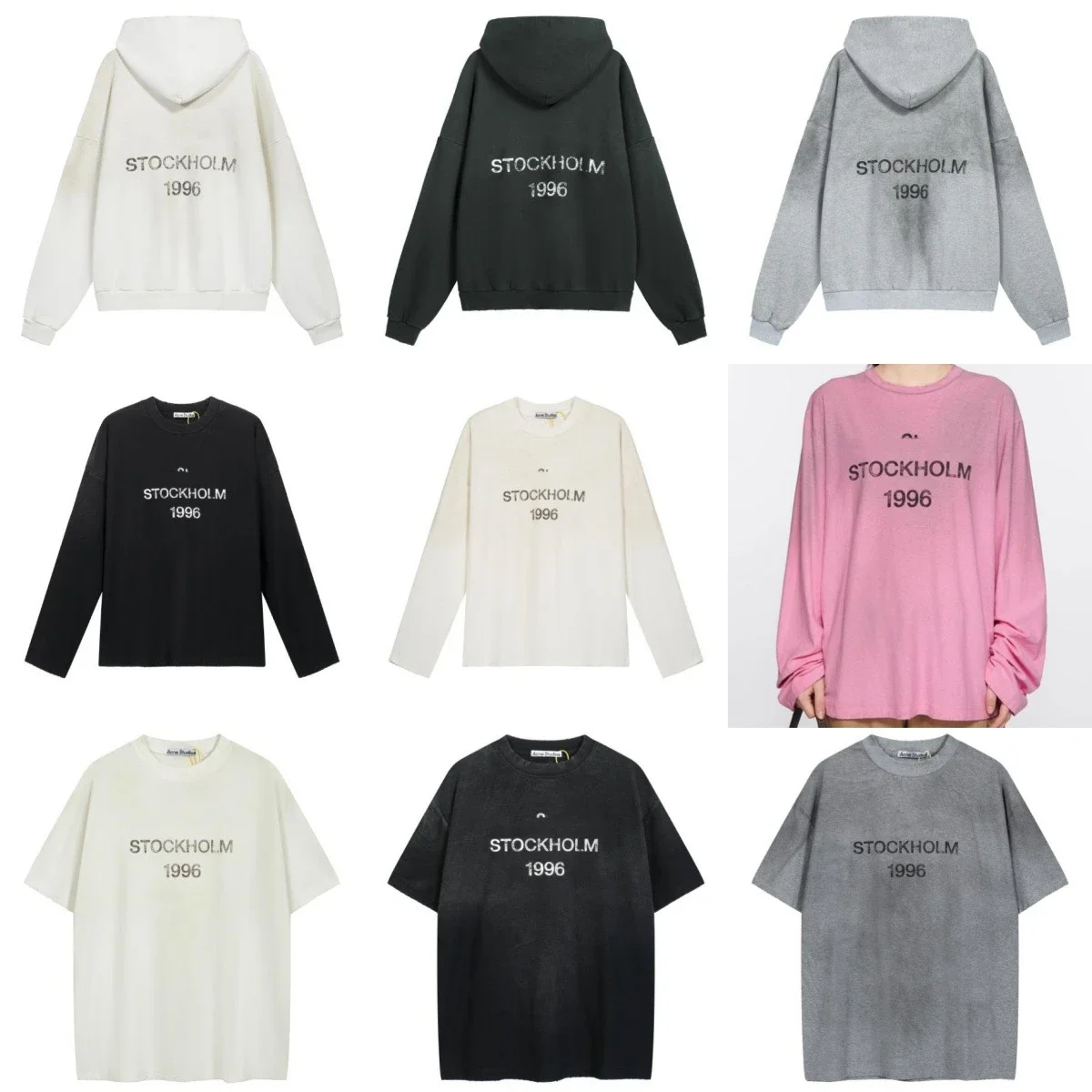 Acne Studios Stockholm 1996 Hoodie Sweatshirt Collection