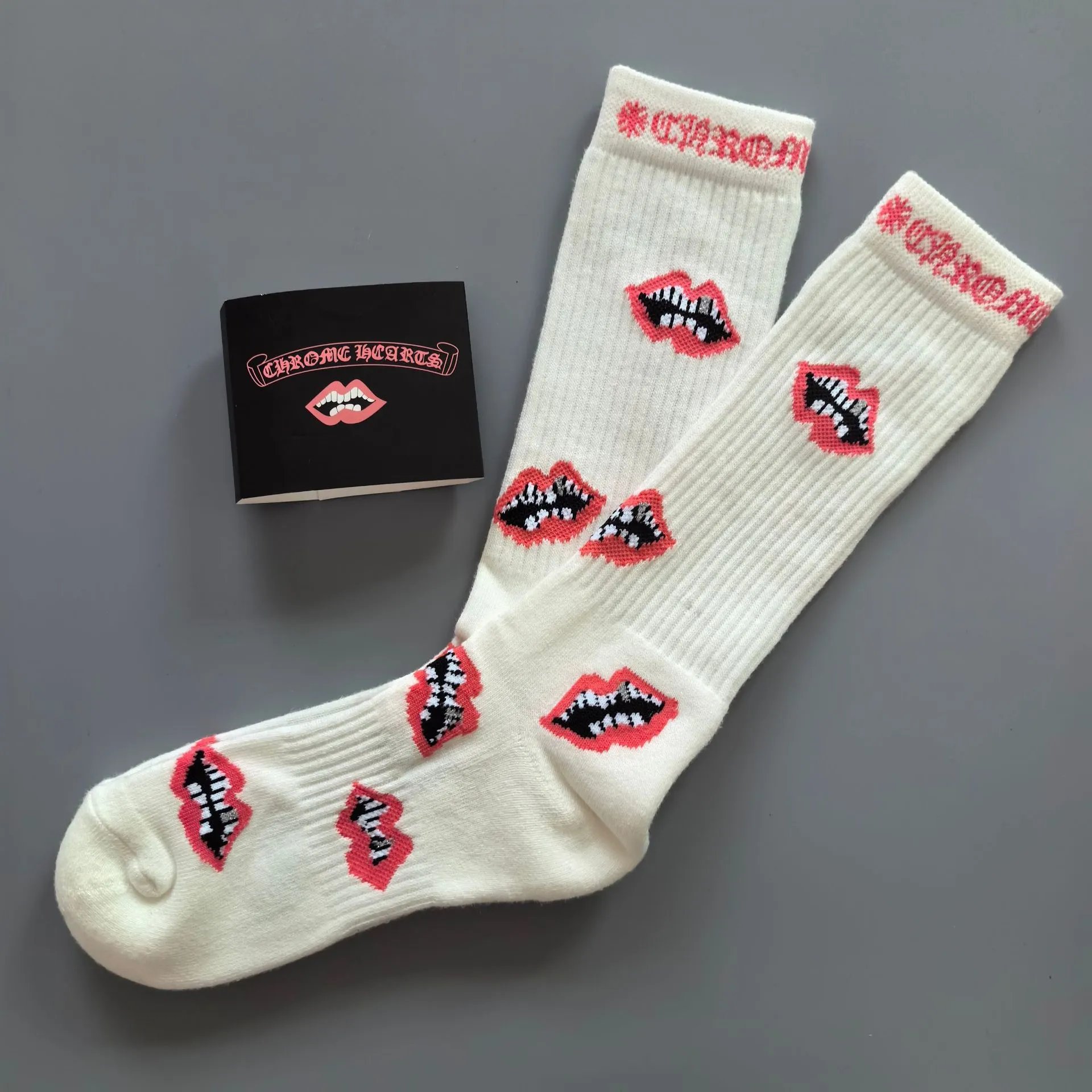 Chrome Hearts Socks Graphic Crew — 25
