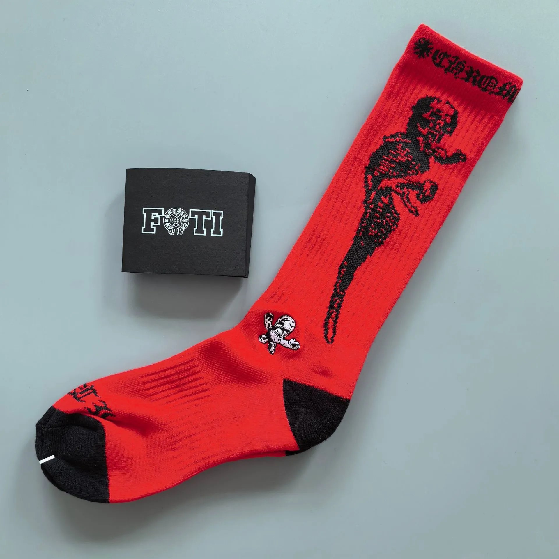 Chrome Hearts Socks Graphic Crew — 33
