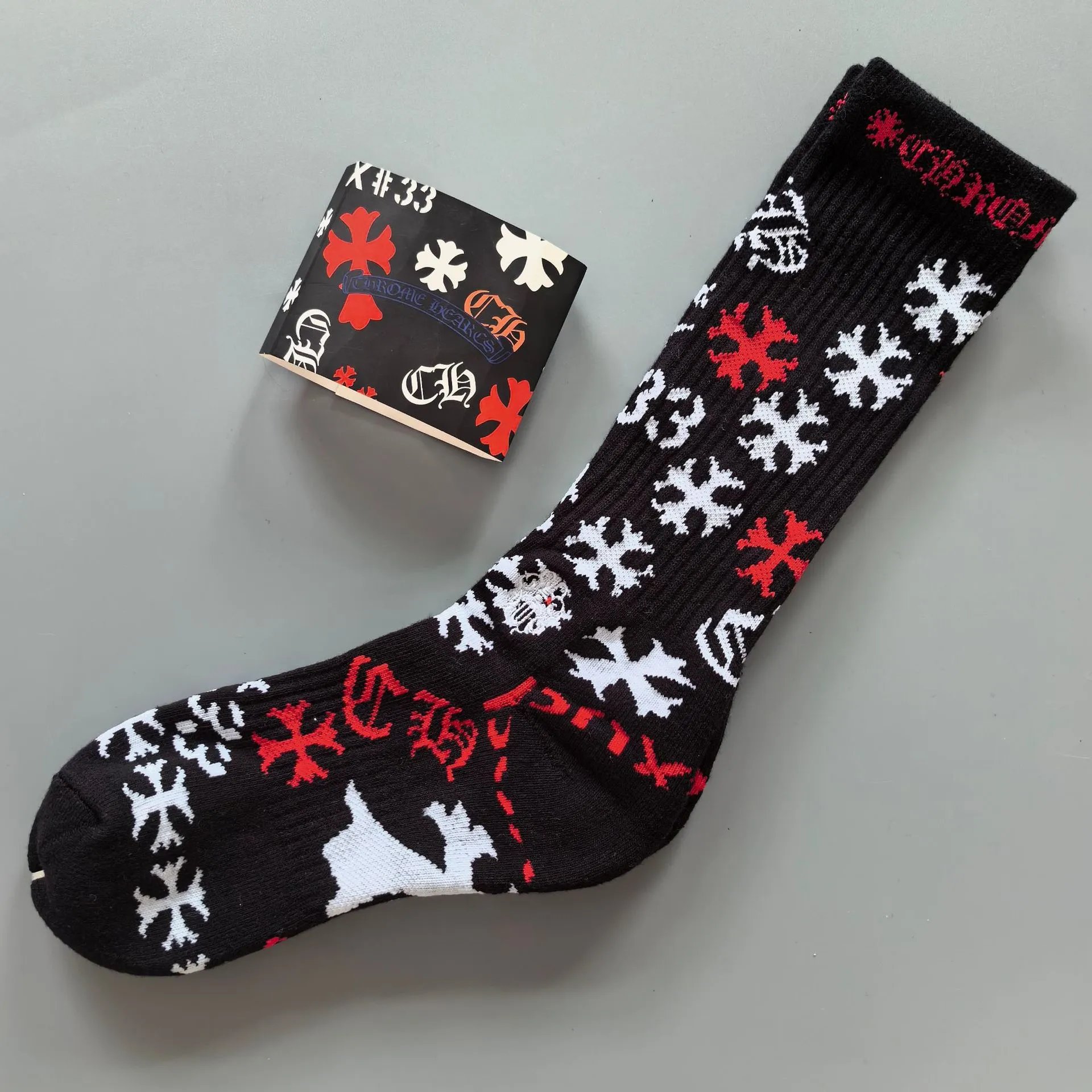 Chrome Hearts Socks Graphic Crew — 3