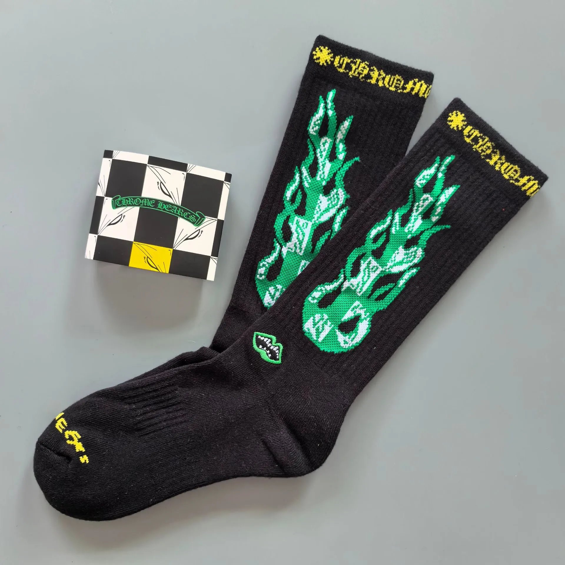 Chrome Hearts Socks Graphic Crew — 13