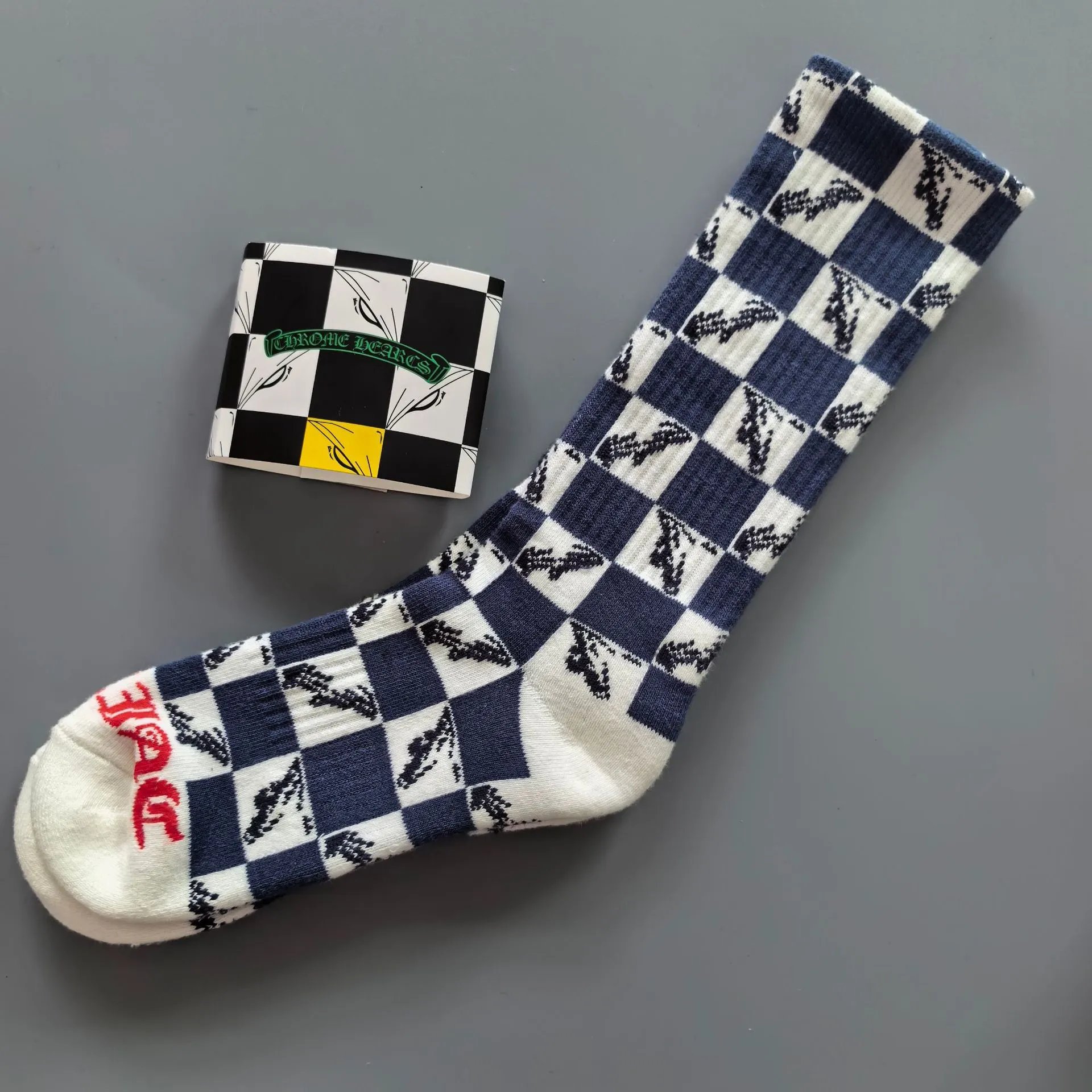 Chrome Hearts Socks Graphic Crew — 18
