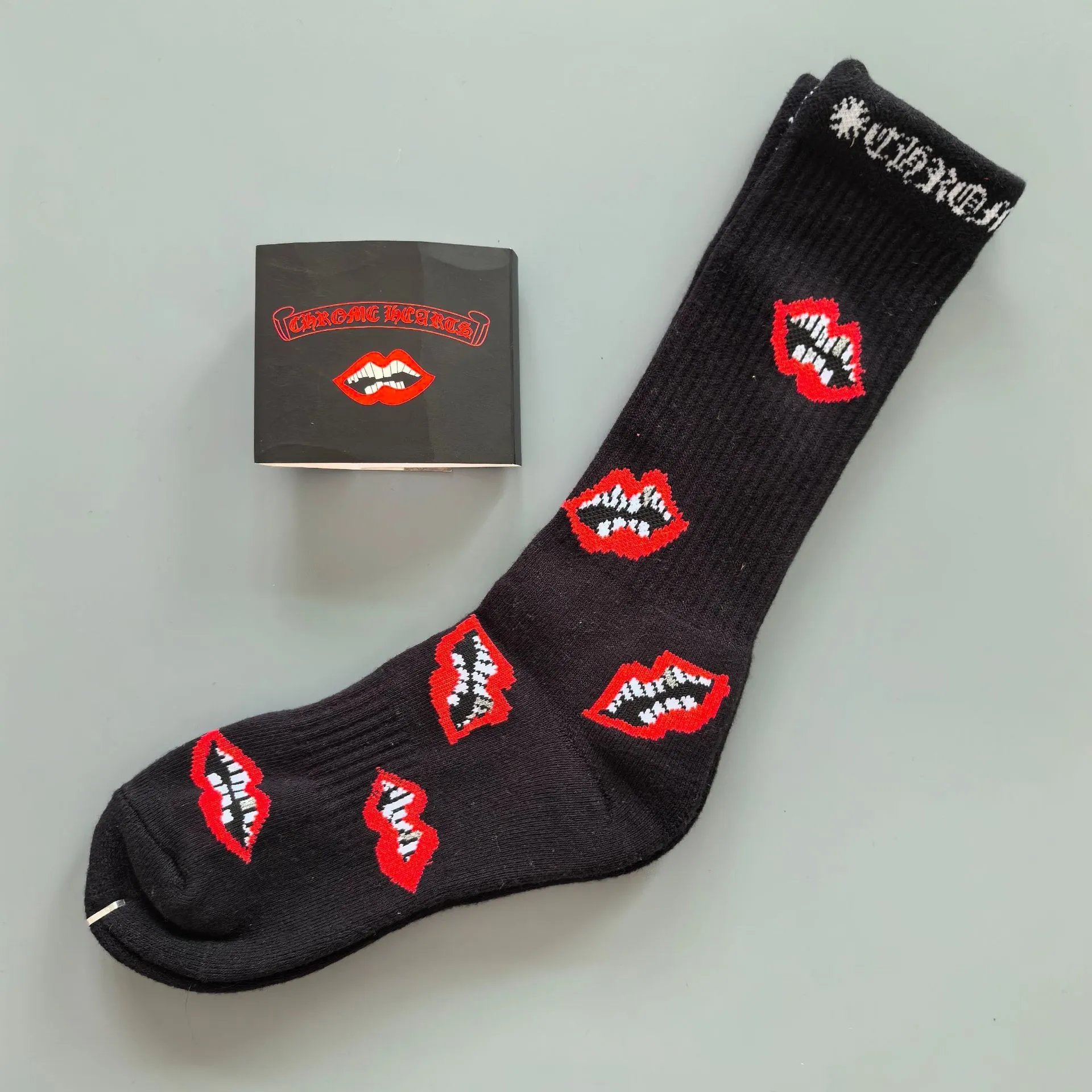 Chrome Hearts Socks Graphic Crew — 23