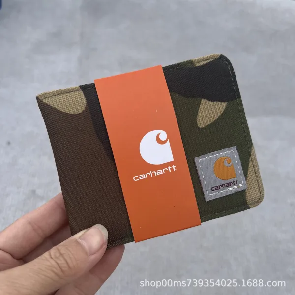 Carhartt Work In Progress Carhartt WIP Camo Short Wallet Army Green Short Wallet - 1