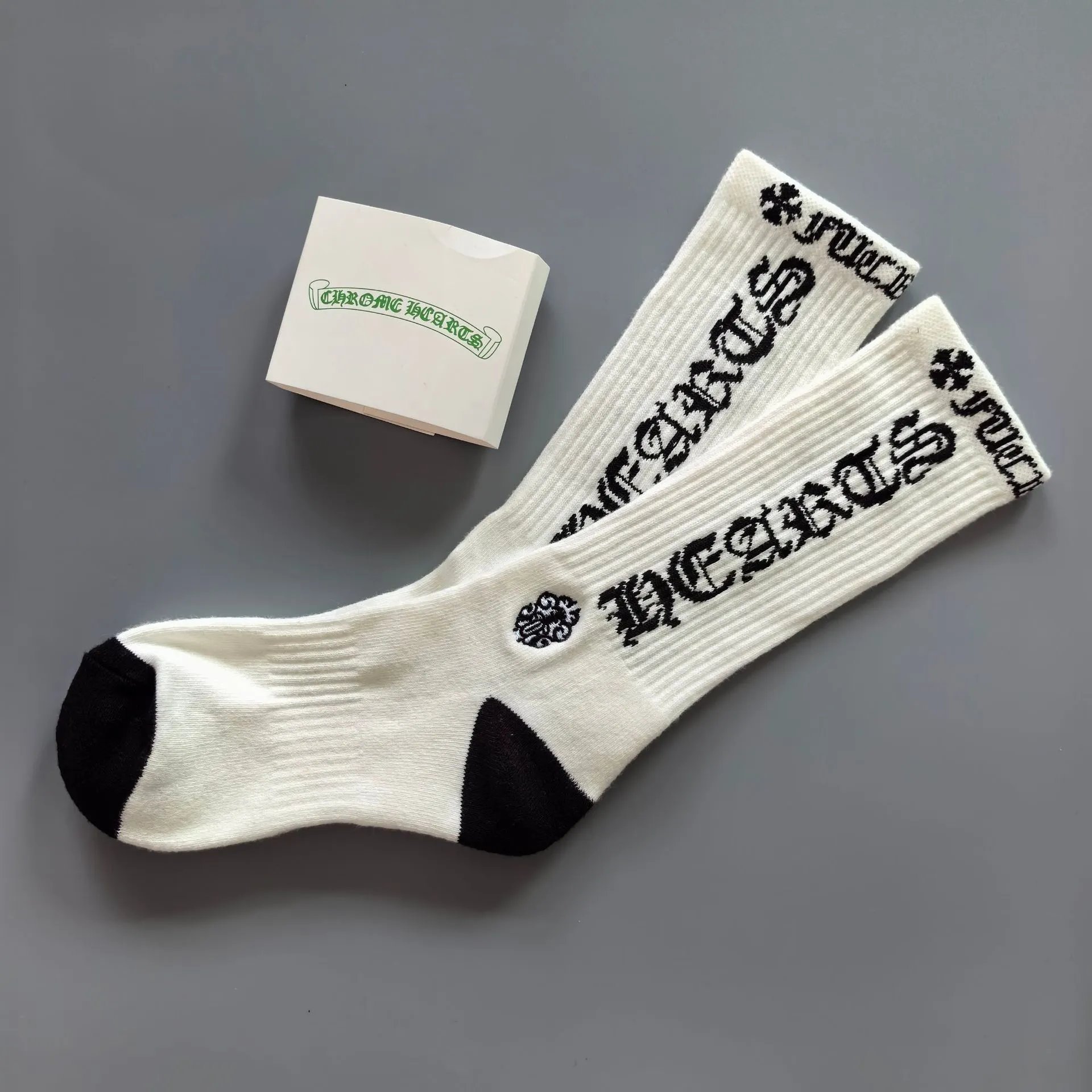 Chrome Hearts Socks Graphic Crew — 10