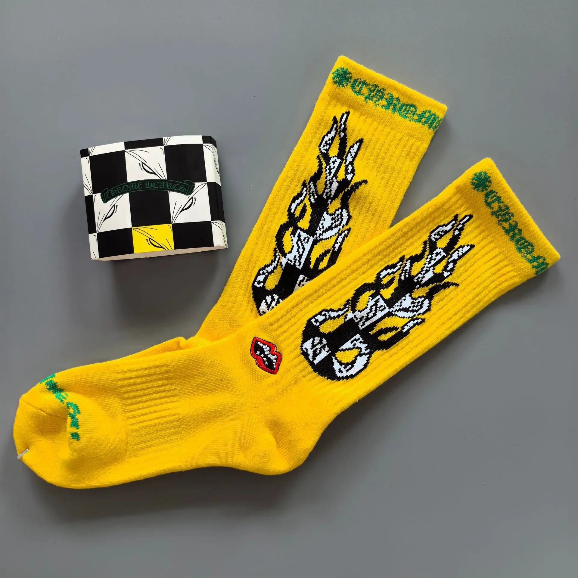 Chrome Hearts Socks Graphic Crew — 14