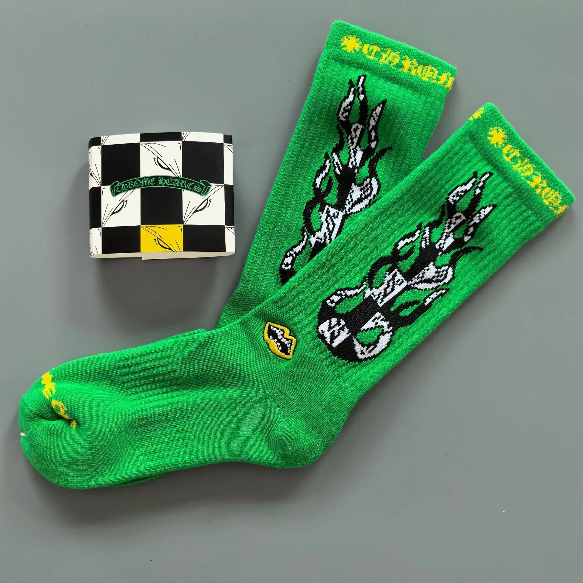 Chrome Hearts Socks Graphic Crew — 15