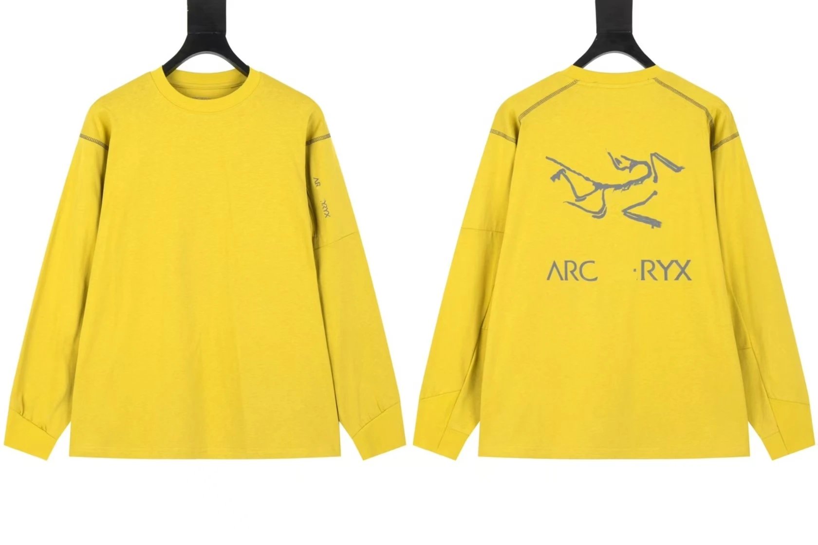 Bird Print Autumn Winter Couple Long Sleeve T-Shirt photo 4