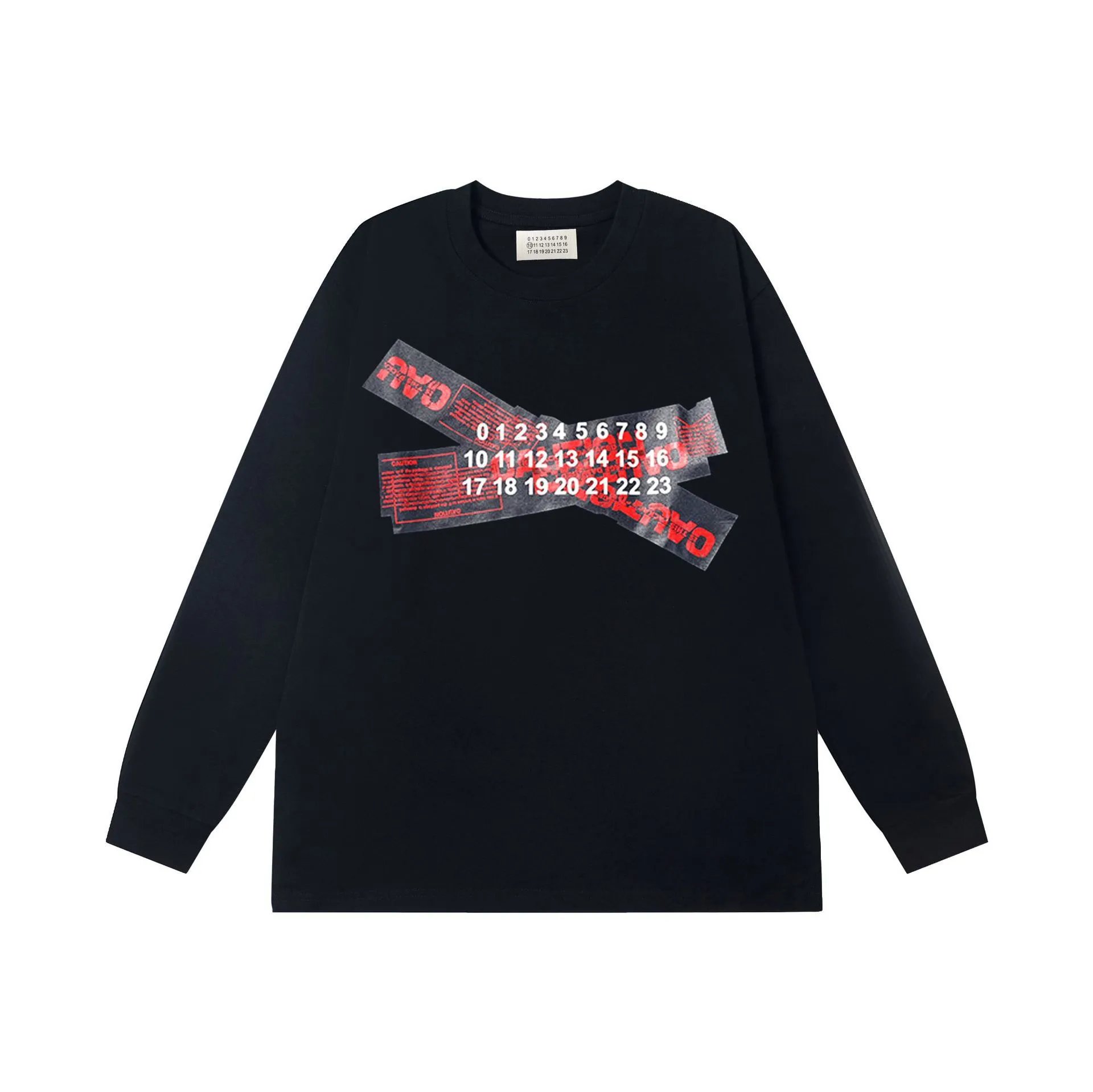MM6 Maison Margiela Long Sleeve Tape Coated T-Shirt photo 2