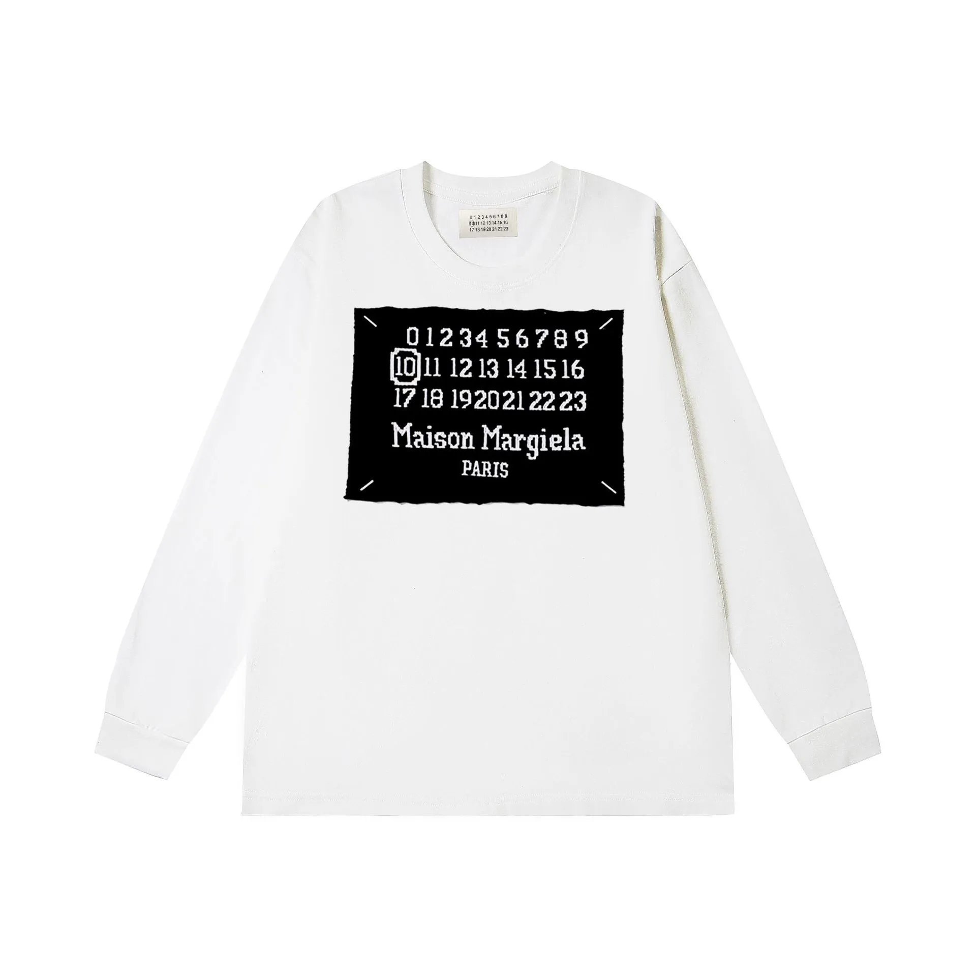 MM6 Maison Margiela Long Sleeve Tape Coated T-Shirt photo 7