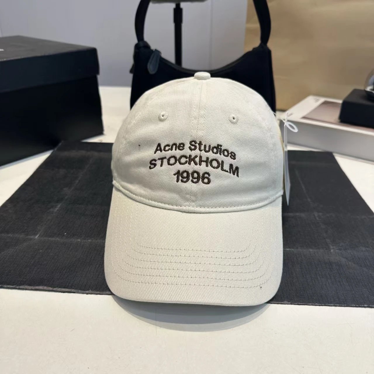Baseball Cap with Embroidered Logo photo 8