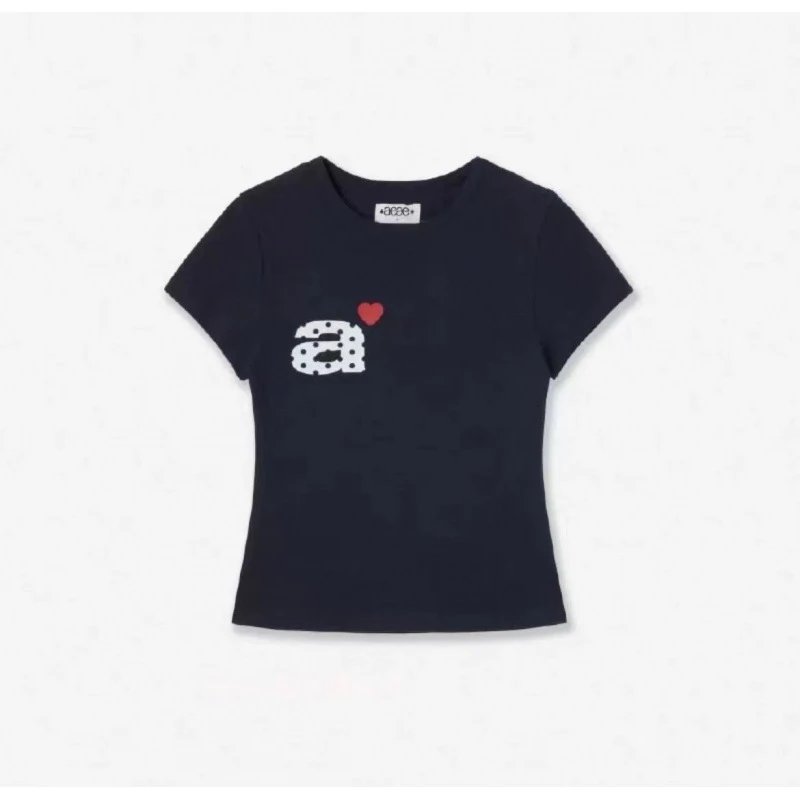 Heart Logo T-Shirt with Polo Collar photo 3