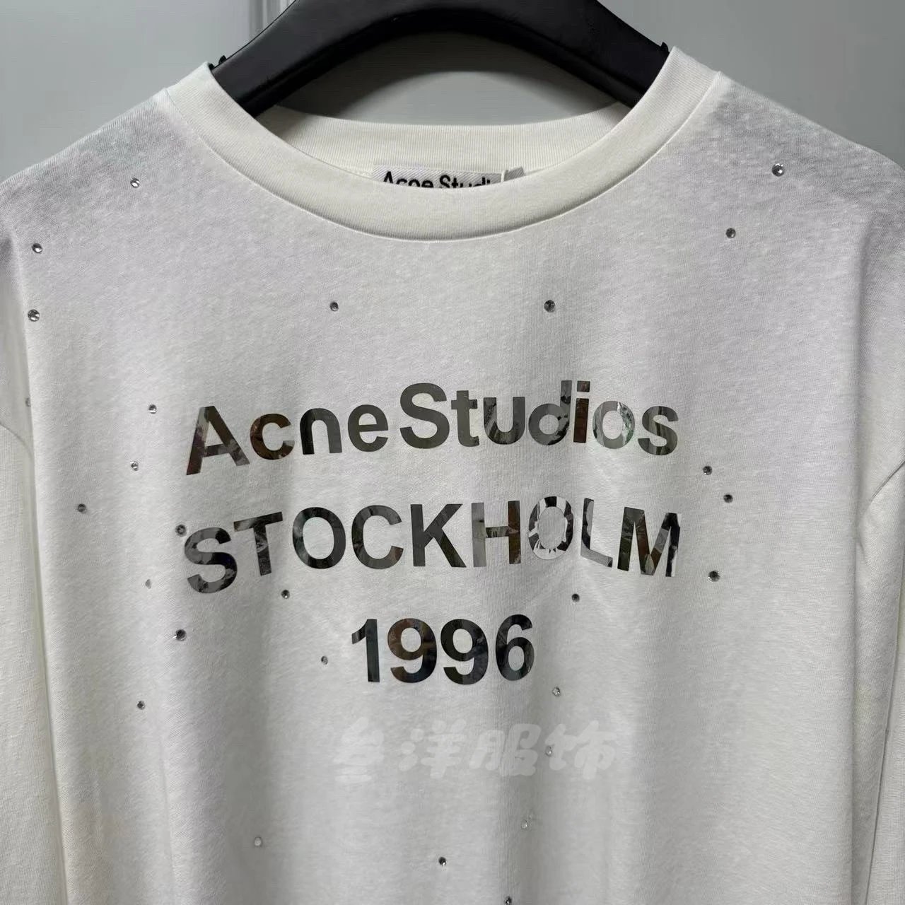 AC American Style 1996 Rhinestone Letter T-Shirt photo 8
