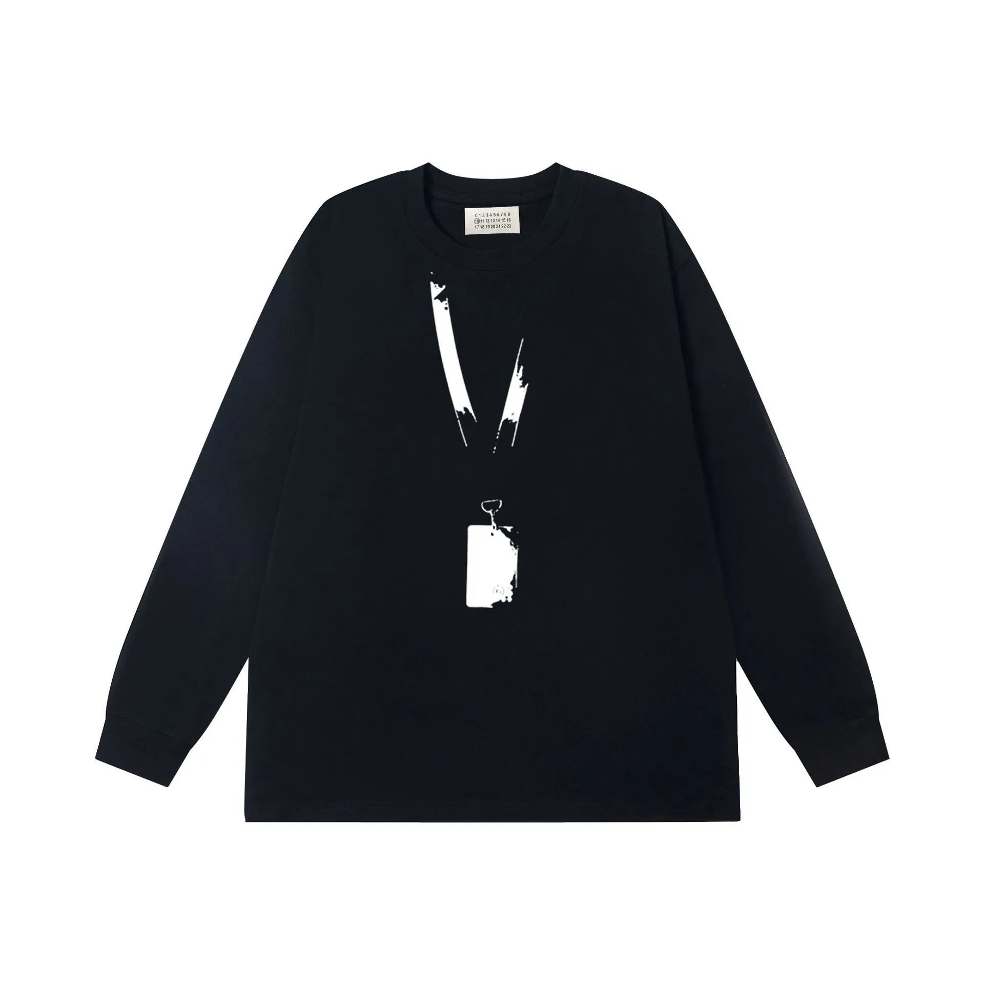 MM6 Maison Margiela Long Sleeve Tape Coated T-Shirt photo 8