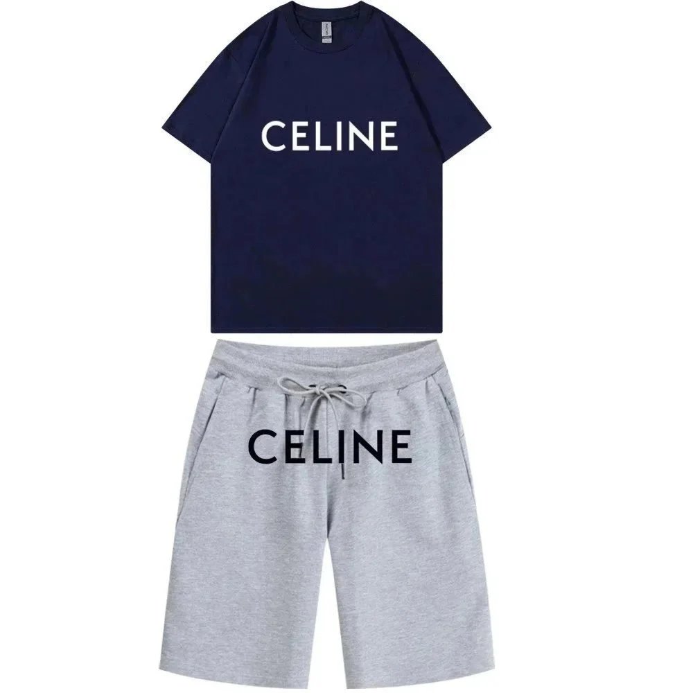 Navy blue and light gray pants *Top quality SKU image