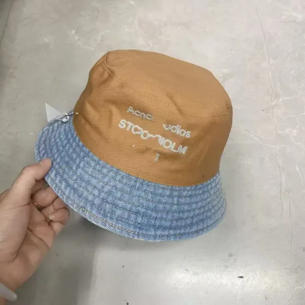 Acne Studios Denim Baseball Cap Light Blue - 15