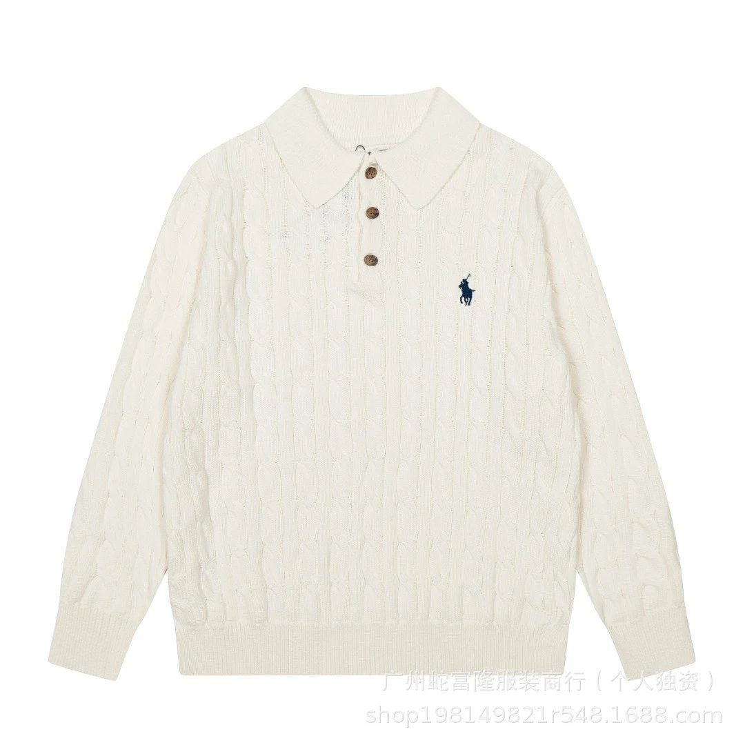 Ralph Lauren Pony Embroidered Polo Sweater photo 3