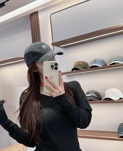 Acne Studios Denim Baseball Cap Light Blue - 6