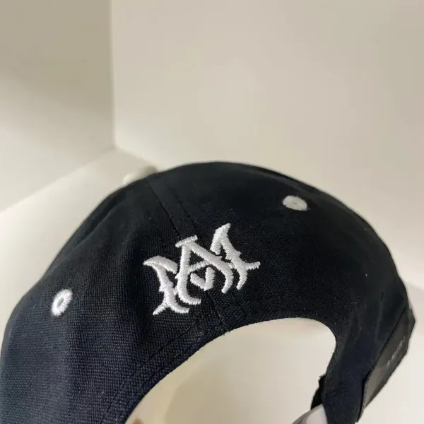Design Gothic Script Embroidered Two-Tone Baseball Cap - 18
