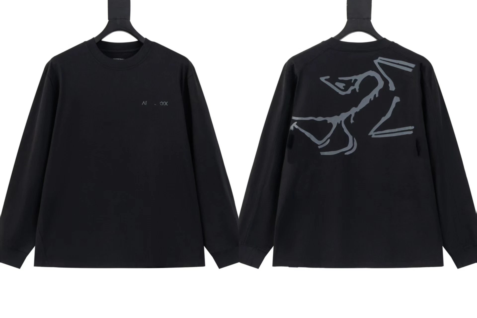 Bird Print Autumn Winter Couple Long Sleeve T-Shirt photo 8